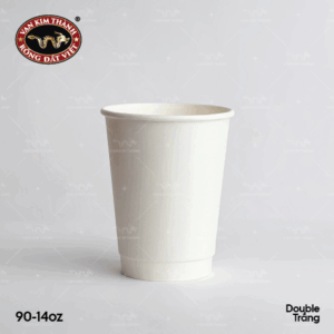 Ly Giấy Double 14oz - Trắng