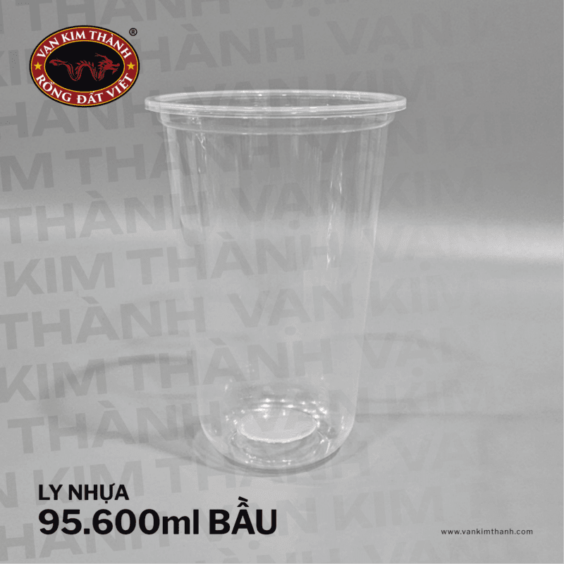 Ly nhựa 95.600ml đáy bầu