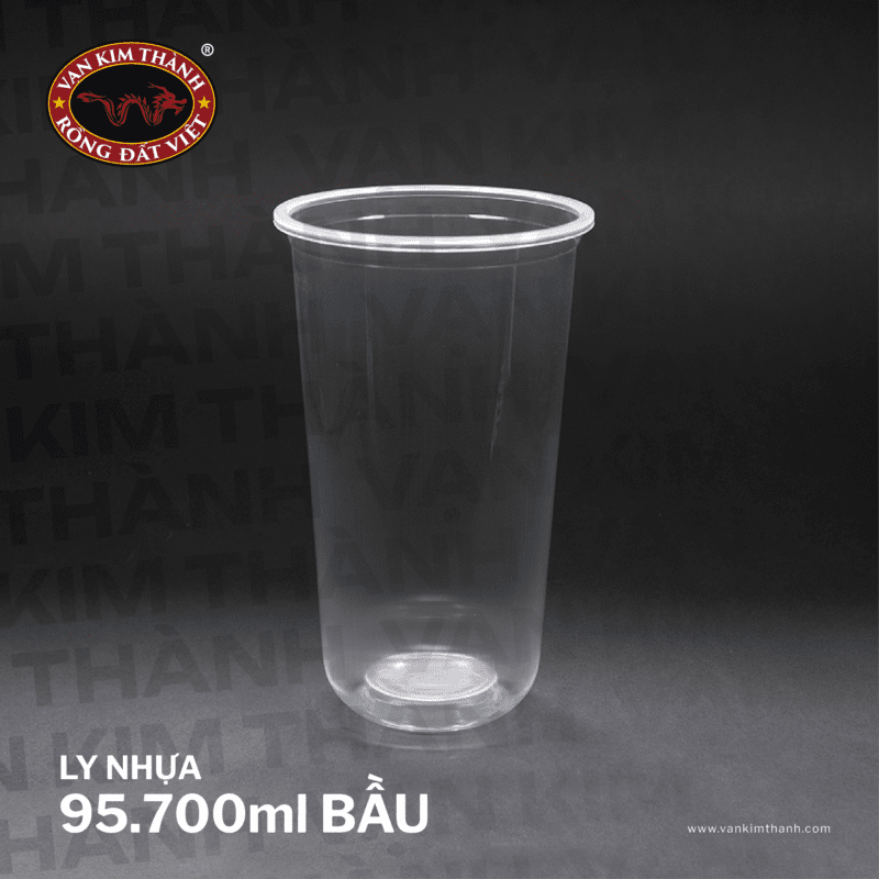 Ly nhựa 95.700ml đáy bầu
