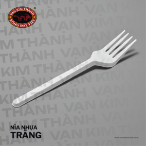 Nĩa Nhựa - Trắng