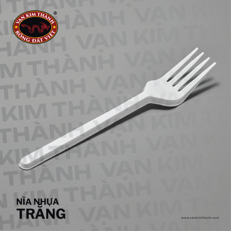 Nĩa Nhựa - Trắng
