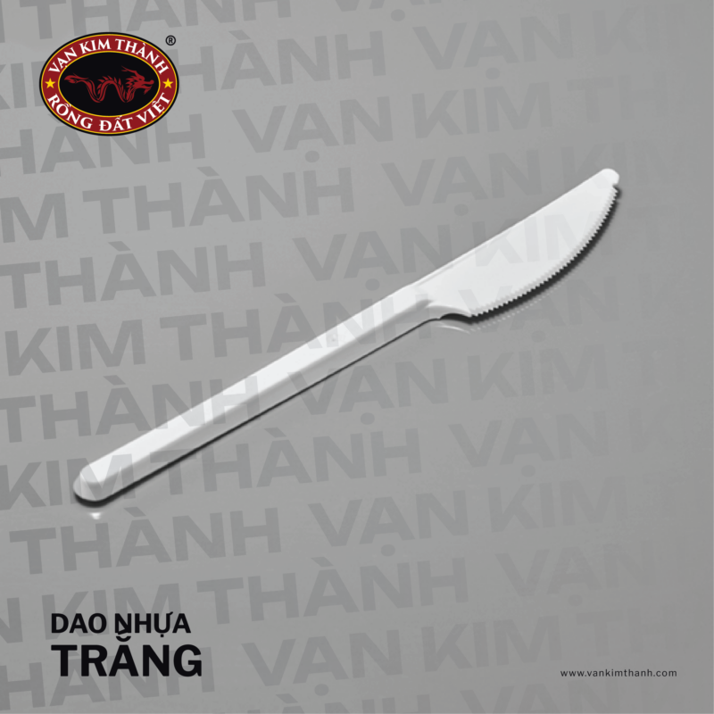 Dao nhựa - trắng