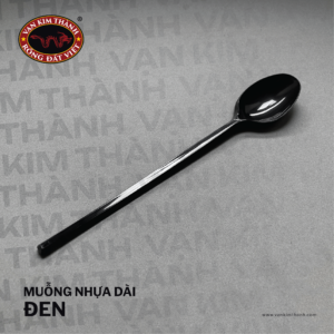 Muỗng nhựa dài - đen