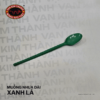 Muỗng nhựa dài - xanh lá