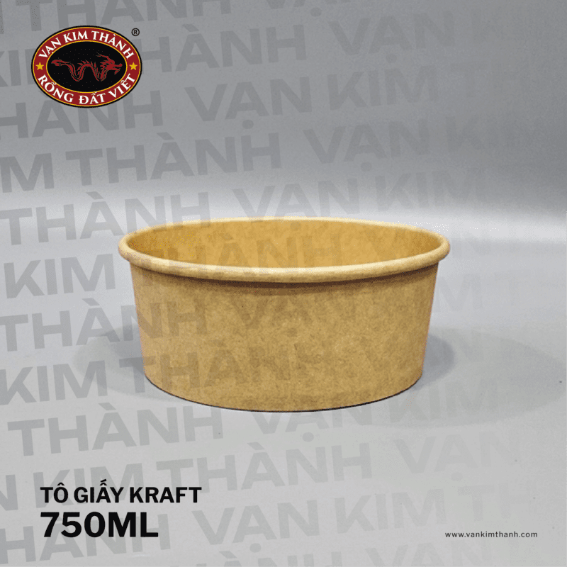 Tô giấy kraft 750ml
