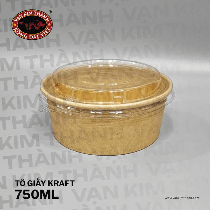 Tô giấy kraft 750ml