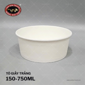 Tô Giấy Trắng 150-750ml