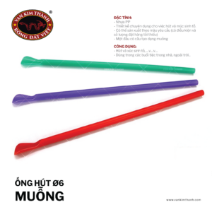 Ống Hút Ø6 - Muỗng