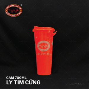 Ly 700ml TIM Cứng - Cam