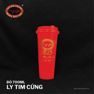 Ly 700ml TIM Cứng - Đỏ