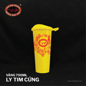 Ly 700ml TIM Cứng - Vàng