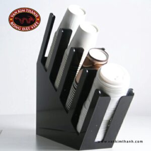 Khay Xéo Đựng Ly Nhựa 4 Ngăn