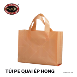 Túi PE Quai Ép Hong Cam