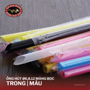 Ống Hút Ø6,8,12 Có Màng Bọc