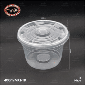 Tô Nhựa 400ml VKT-TK