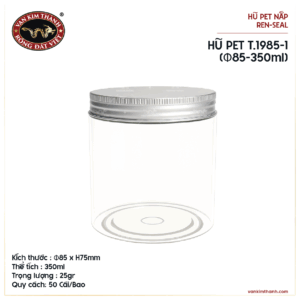 Hũ PET T.1985-1 (Φ85-350ml)